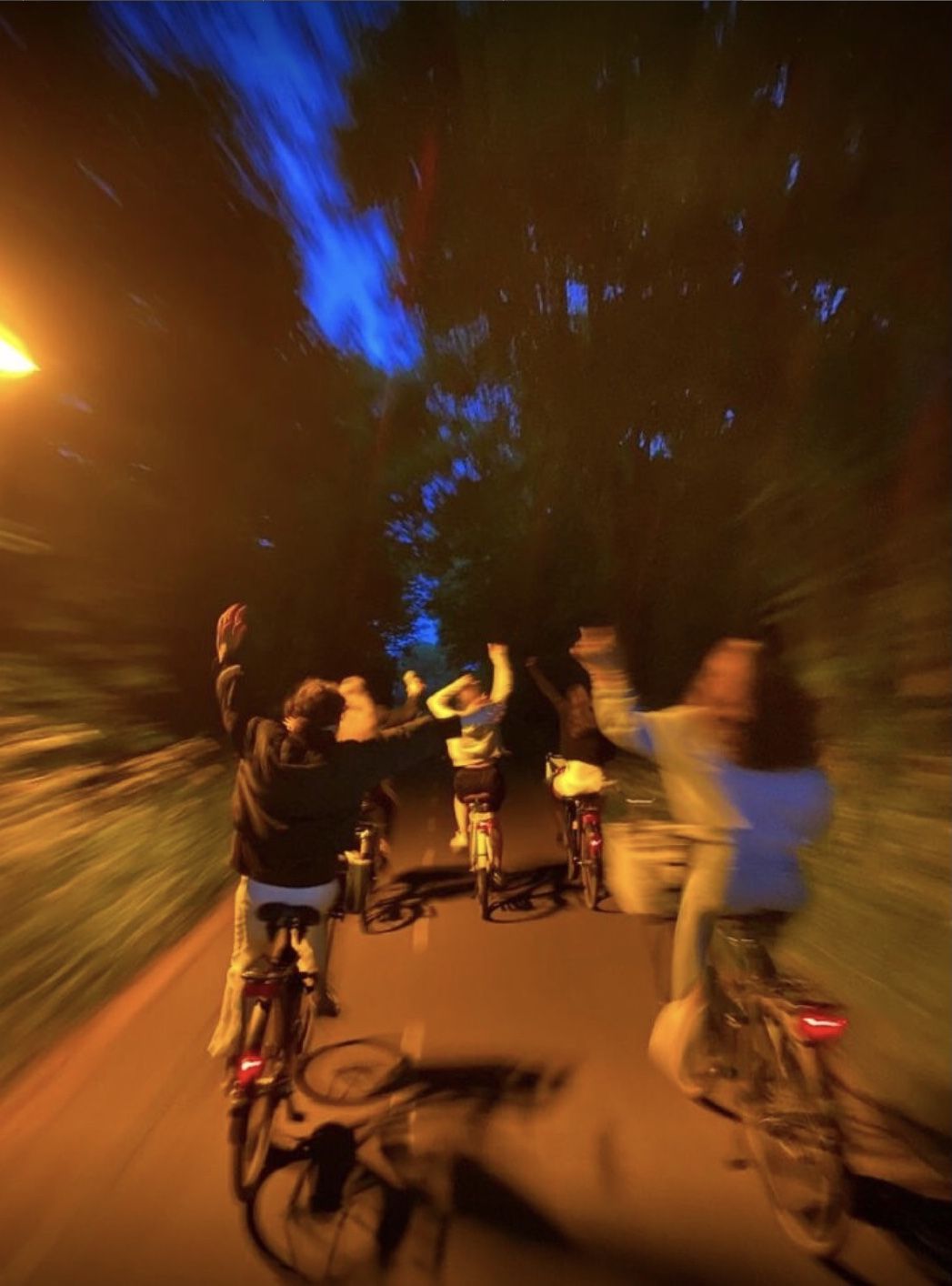Person practicing calm breathing near window